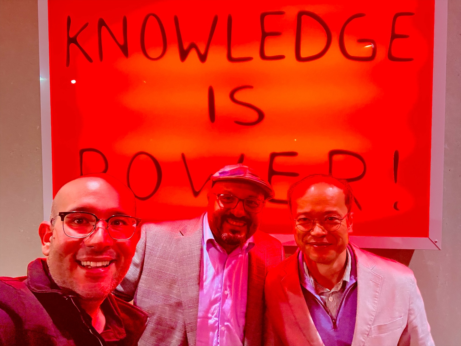 Andrés with Ignacio Franco and Young Min Rhee